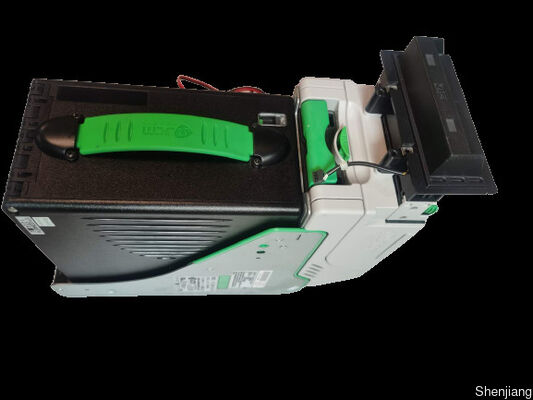 استخدام كيوسك JCM IVIZION-100-SS مشروع القانون المصادق على الصندوق النقدي الحاجز الأسود لآلة البيع بالتجزئة