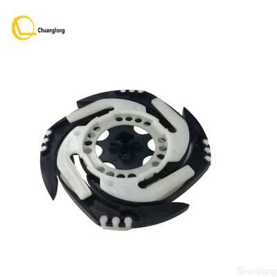 أجزاء ماكينة الصراف الآلي Wincor Nixdorf Plastic XE Left Stacker عجلة سوداء ماكينة الصراف الآلي حصالة على شكل حيوان 1750046771 01750046771