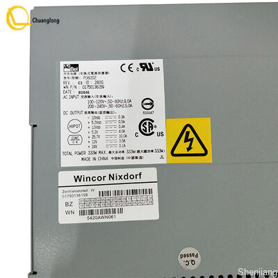 مصدر طاقة مركزي ATM Wincor Nixdorf PC280 IV USB 24 فولت 01750136159 Wincor 2050XE مصدر طاقة موزع 1750136159
