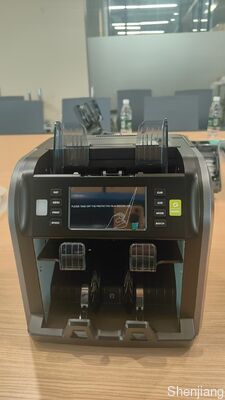 قطع غيار مجانية ذكية لموزع النقود SJ-668L ذو المقبض 2CIS القابل لإعادة الشحن بفتحتين مع رقم تسلسلي