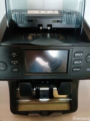 SH-208C-2CIS عداد قيمة النقود المعدني المختلط، معدات بنكية مالية مع كاشف نقود لإدارة النقد NT808251100550001