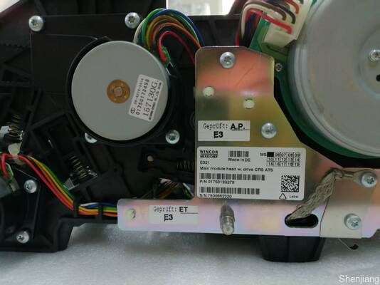 01750193275 قطع غيار ماكينة الصراف الآلي البنكية CRS Wincor Nixdorf Cineo C4060 Wincor C4040 الوحدة الرئيسية رأس W. Drive CRS Cpt.