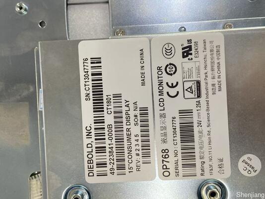 قطع غيار جديدة من ديبولد ATN DB قطع غيار ماكينة الصراف الآلي ديبولد شاشة LCD مقاس 15 بوصة شاشة عرض للمستهلك 49-223841-000B 49223841000B